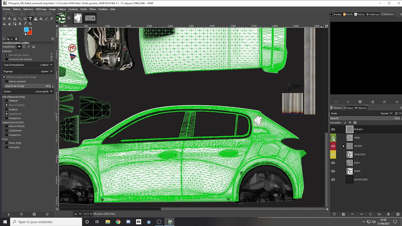 TUTO Skin RBRpro FR