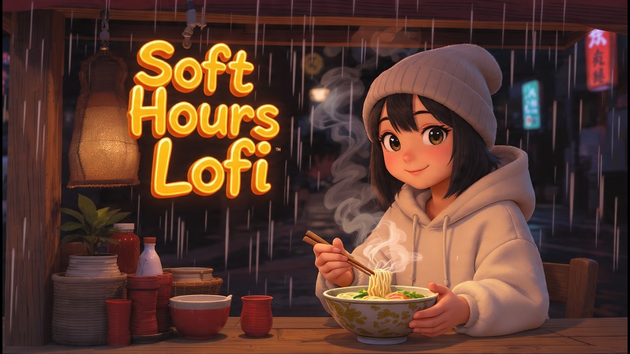 Midnight Broth Melodies 🍜 Japanese Lofi [Ramen Stall Solitude]