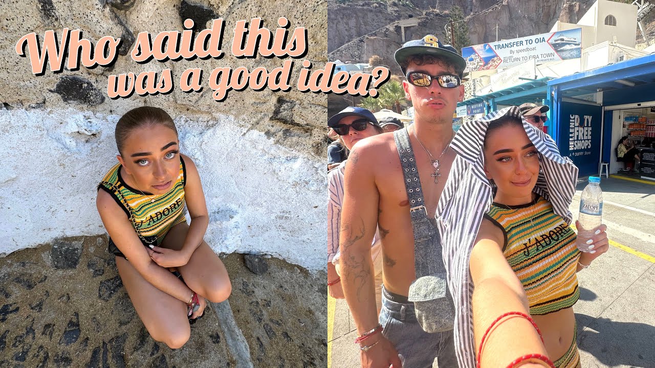 Hiking A Mountain, Exploring Santorini & Rhodes & Partying In The Ocean? Cruise Vlog 2024