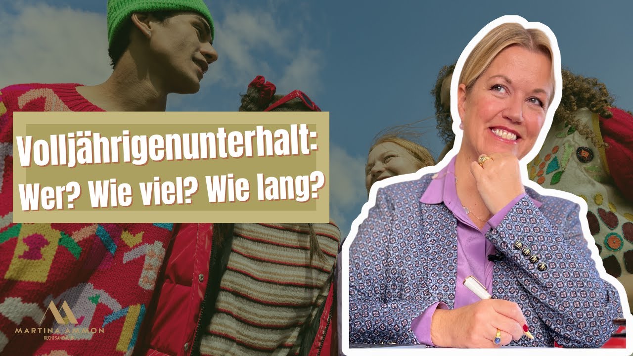 Scheidung: Volljährigenunterhalt- was ist anders als bei Minderjährigen?