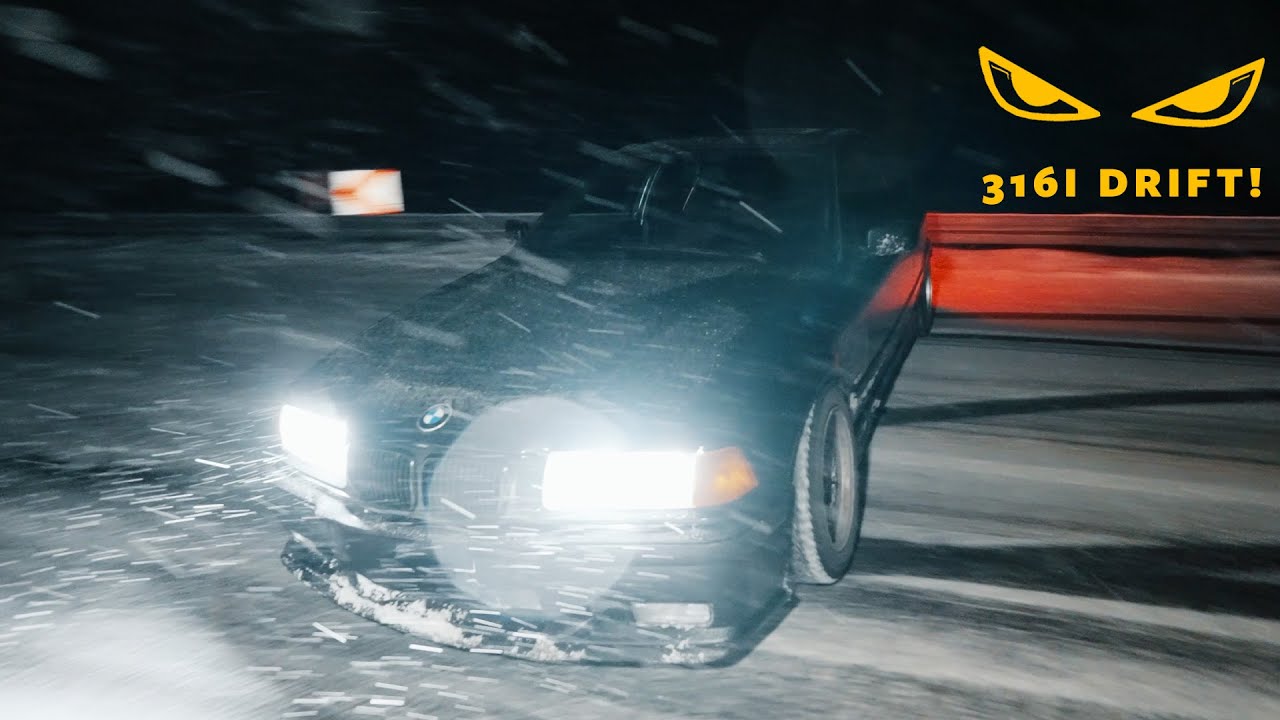 M&Oacute;J PIERWSZY DRIFT ZIMOWYM GRUZEM! 100HP BMW DRIFT CAR?