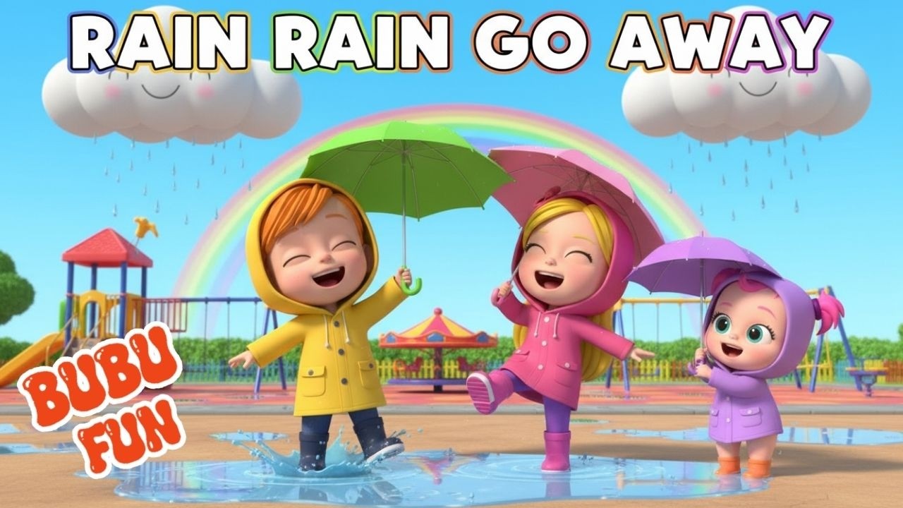 Rain Rain Go Away 🌧️ | Fun Kids Song | Nursery Rhymes & Baby Songs for Children