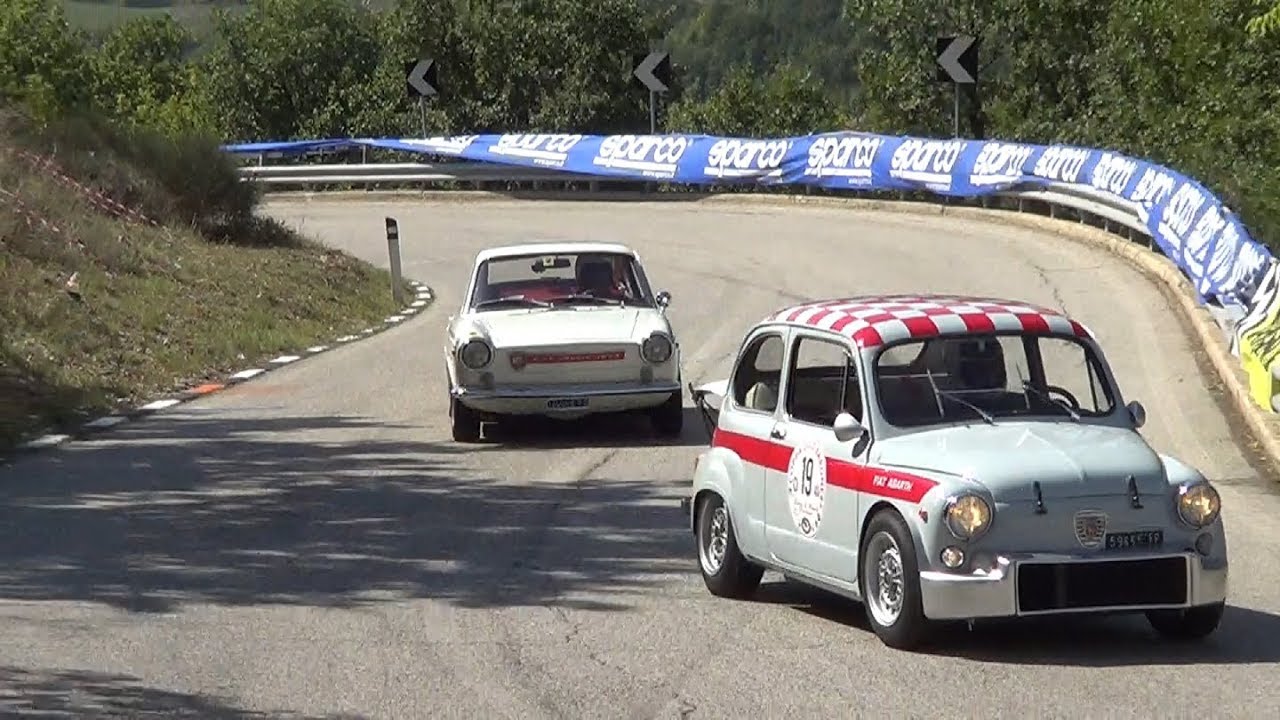 COPPA UGO BARONE POPOLI 2018 ULDERICO PAOLELLI ABARTH 850 TC FABIO PAOLETTI ABARTH 1000 OT