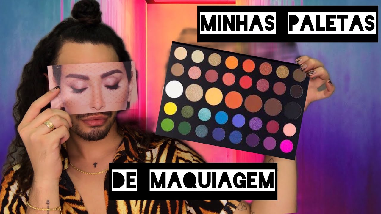 TODAS AS MINHAS PALETAS DE MAQUIAGEM PROFISSIONAL