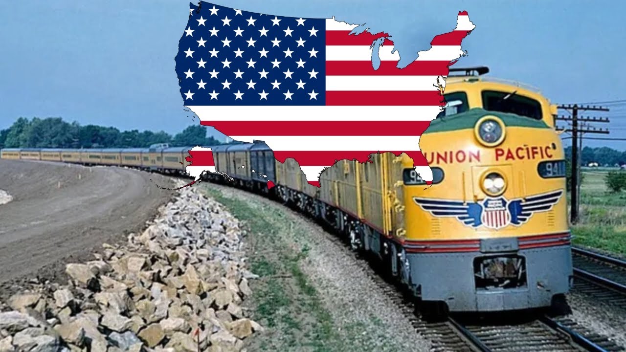 Great Big Rollin' Railroad  | American Folk Song about the Union Pacific Railroad
