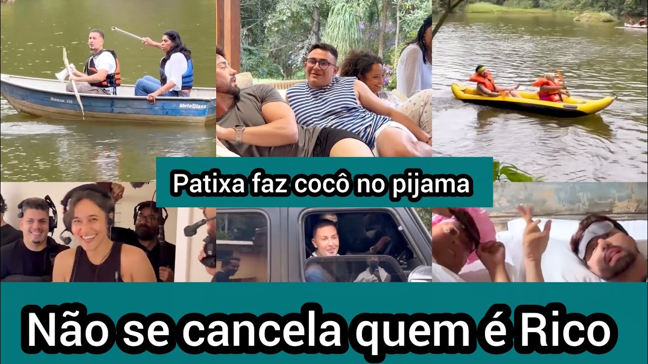 Carlinhos Maia avisa que não se cancela quem é rico e Patixa caga no pijama durante as gravações 😂