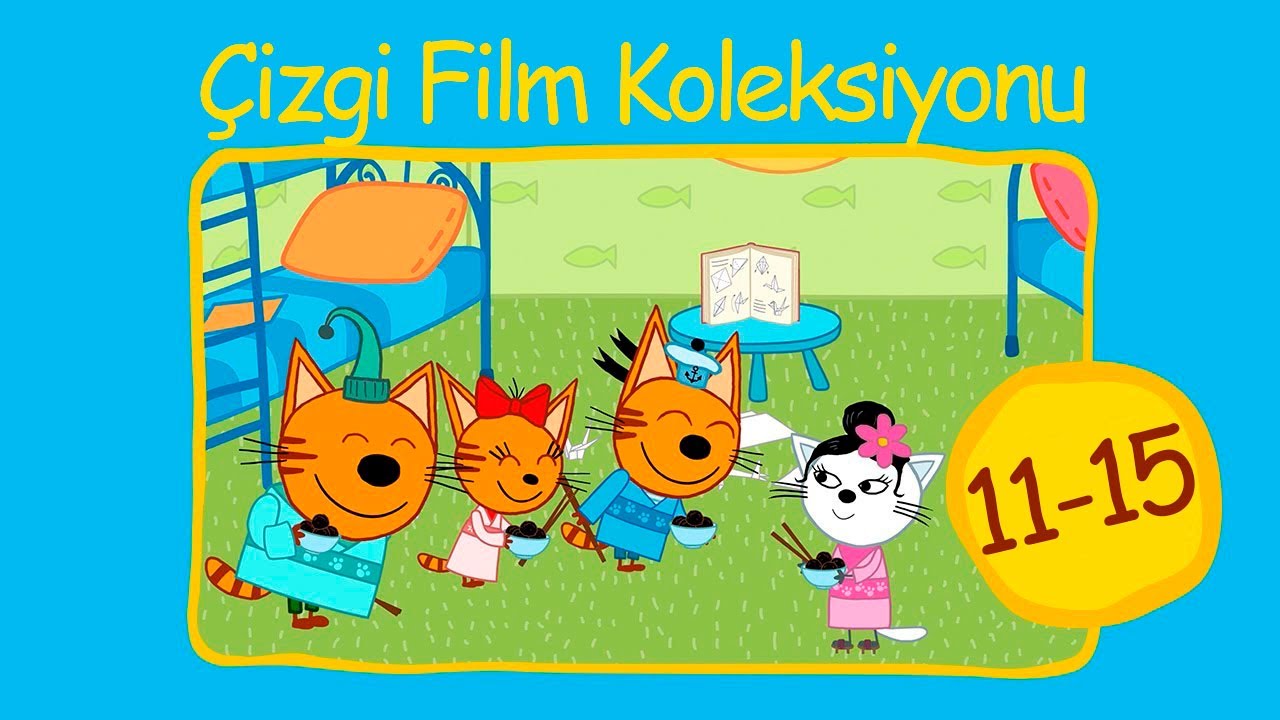 Tatli Kedicikler | Bölüm koleksiyonu 11-15 | Çocuklar için çizgi film