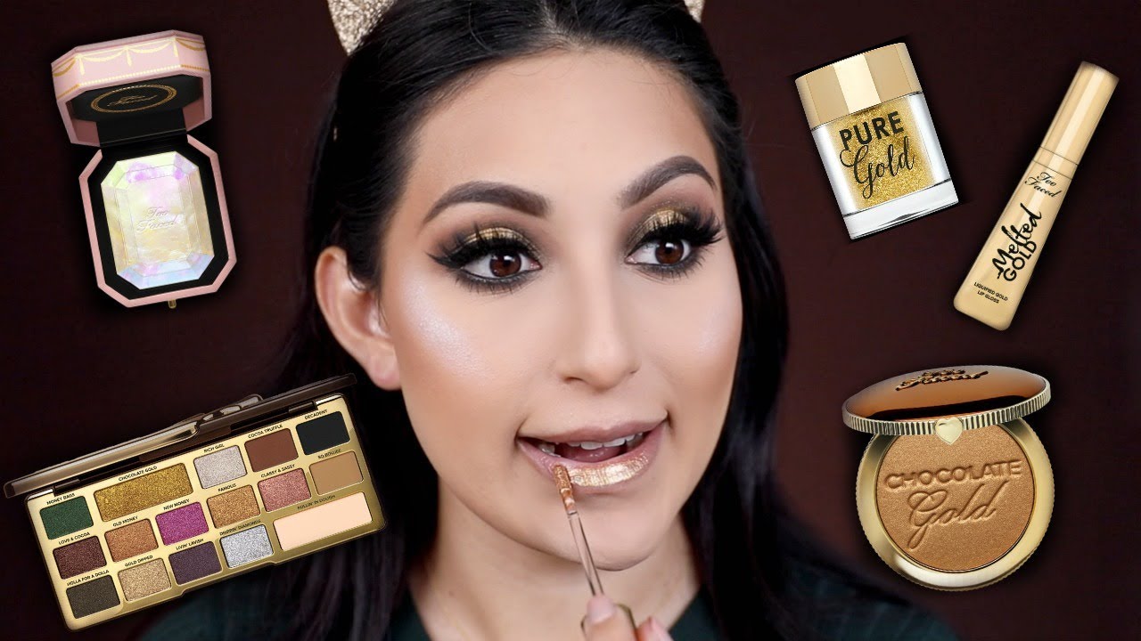 FIRST IMPRESSIONS/REVIEW: TOO FACED GOLD CHOCOLATE COLLECTION | BEAUTYYBIRD