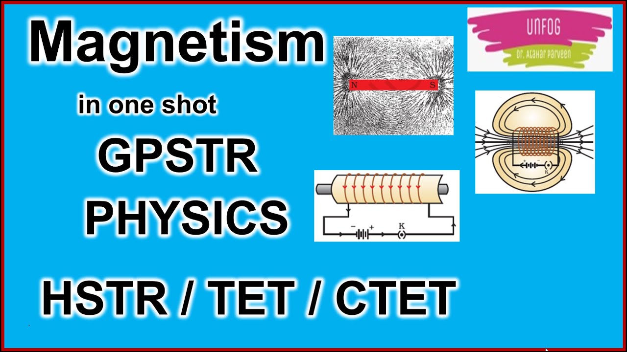 #gpstr2024 #gpstr_science_classes_English /PAPER 2/ 6-8 / Physics-Magnetism #teacherexam #karnataka