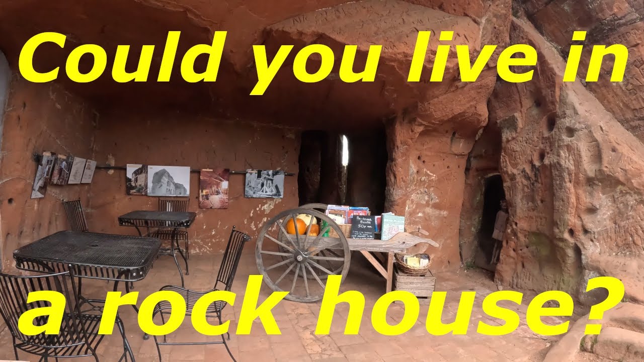 We visit the  rock house's,of Kinver another National Trust site