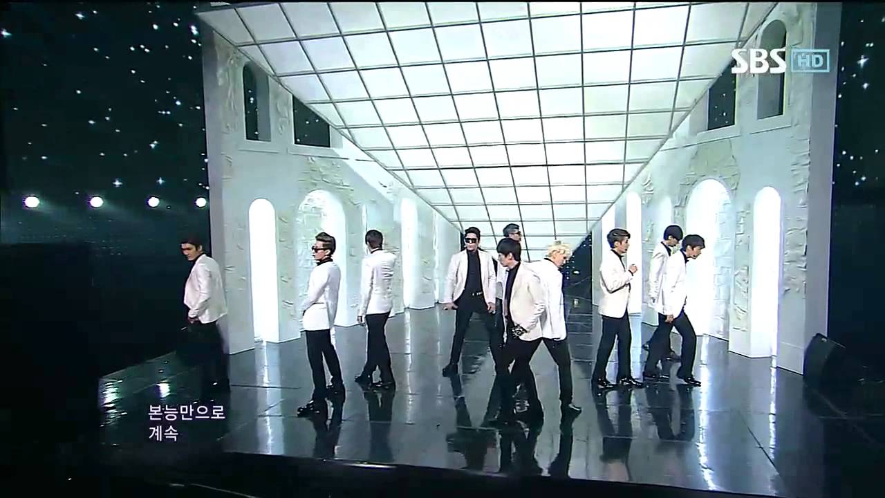 Super Junior [SPY] @SBS Inkigayo Популярная песня 20120812