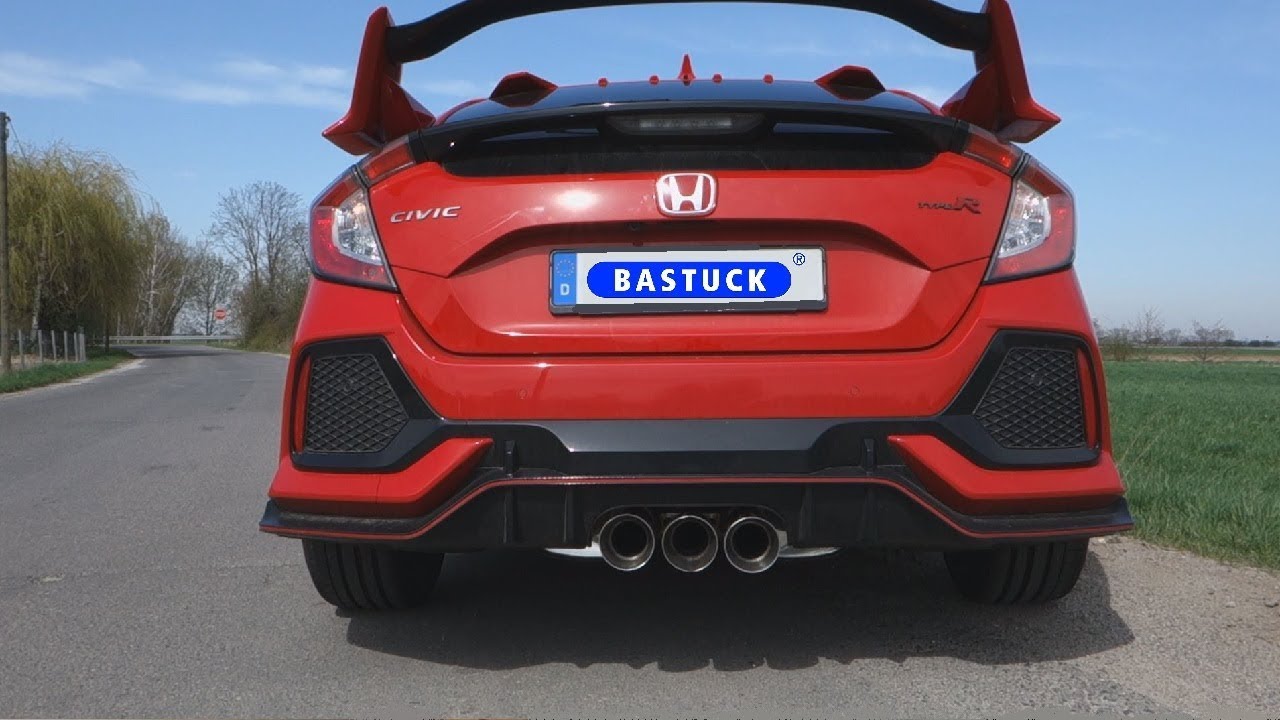 Honda Civic Type R FK8 Bastuck Auspuffanlage mit GPS Klappensteuerung