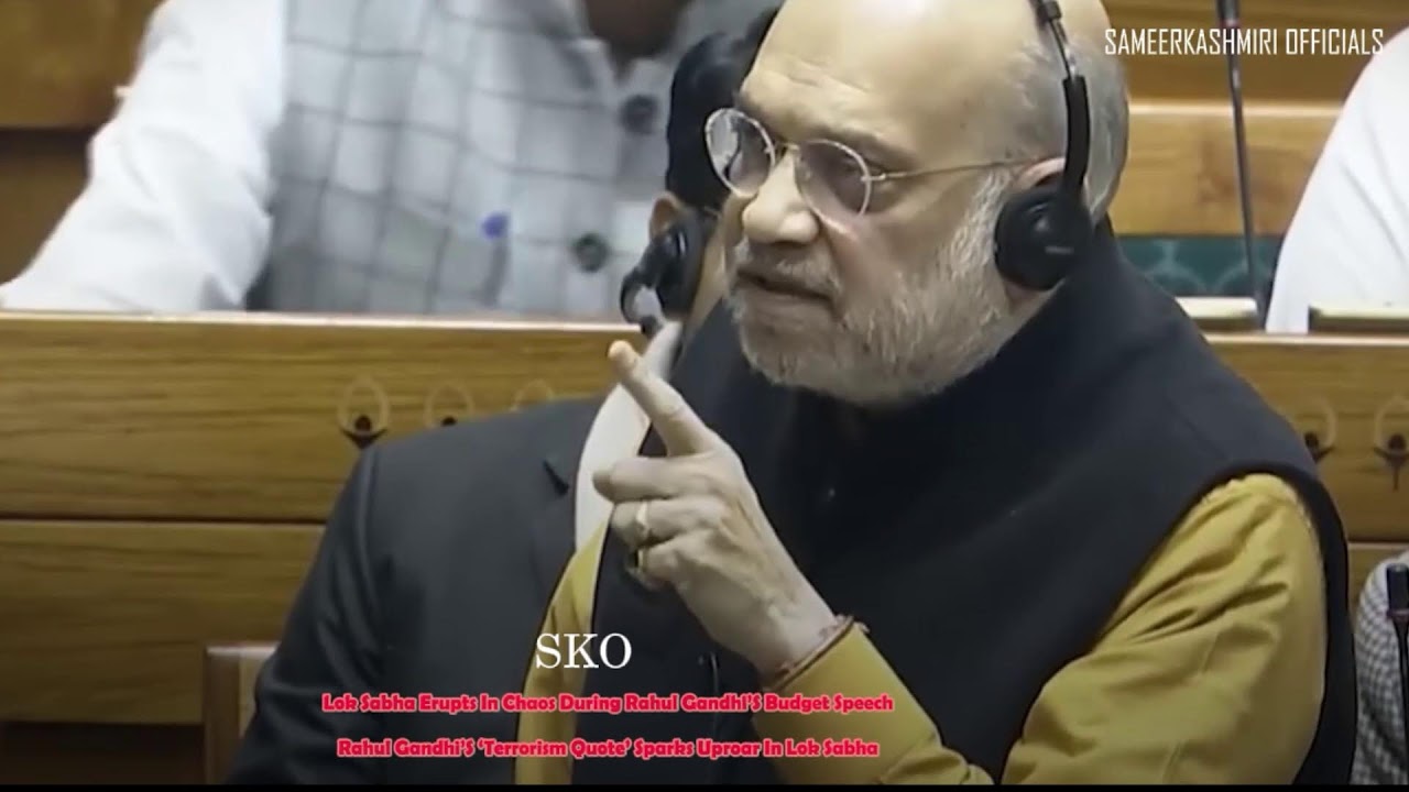 Lok Sabha Erupts in Chaos During Rahul Gandhi’s Budget Speech Rahul Gandhi’s