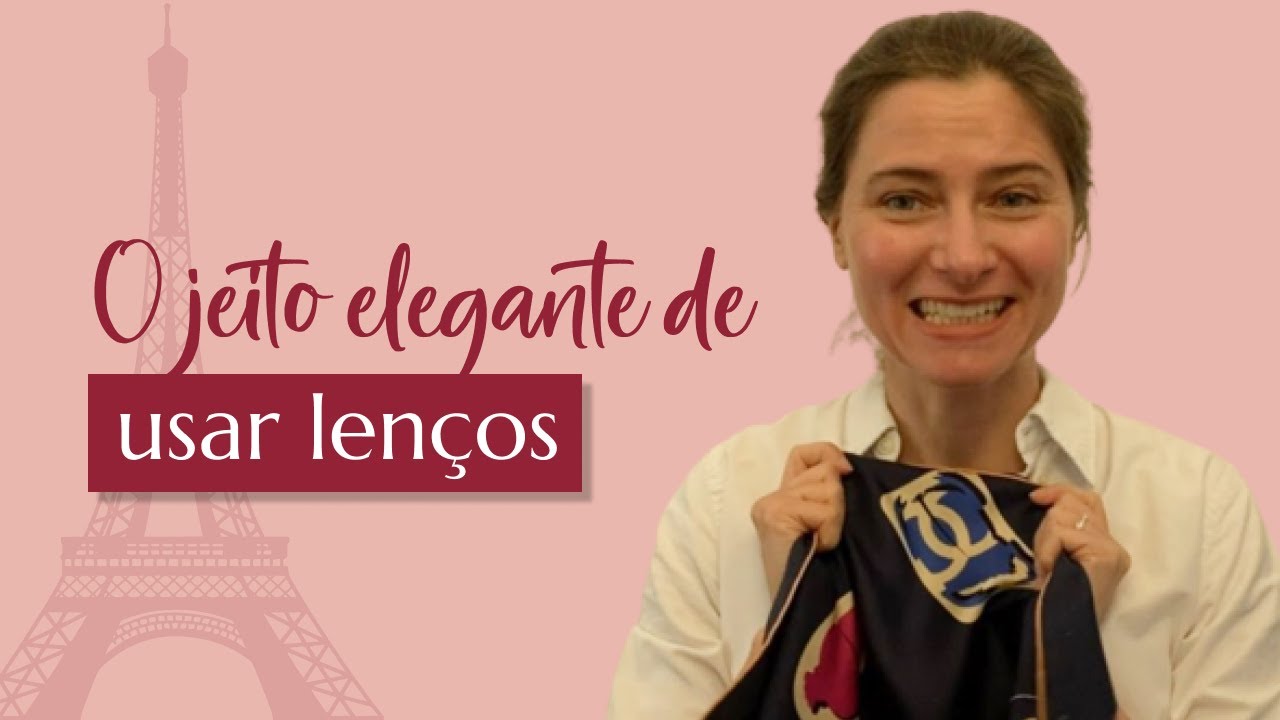Como uso meus lenços