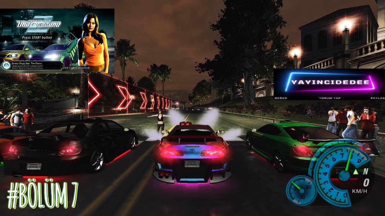 YENİ ARABA ALDIM TOYOTA SUPRA NEED FORSPEED UNDERGROUND 2 BÖLÜM 7