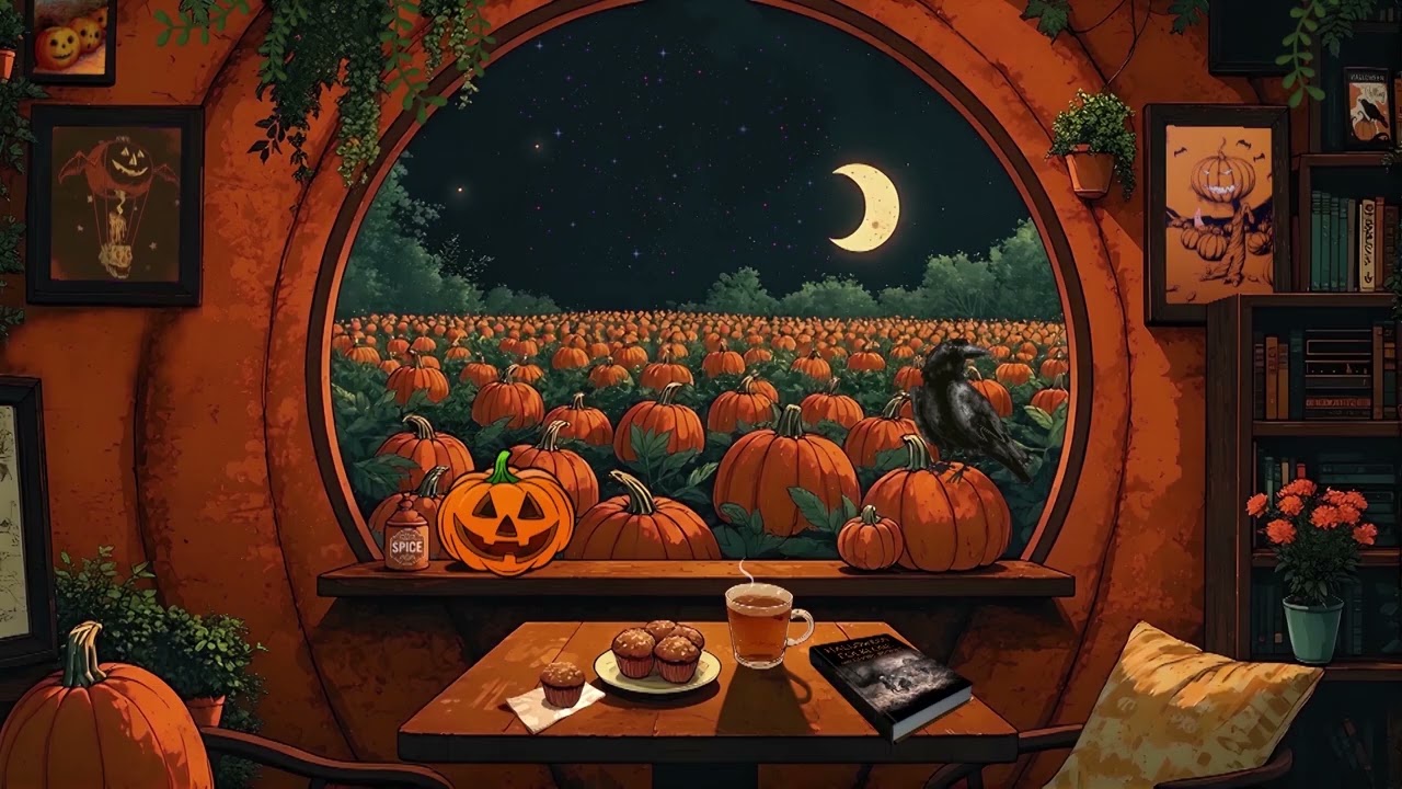 Pumpkin Cider House [cozy Halloween lofi]