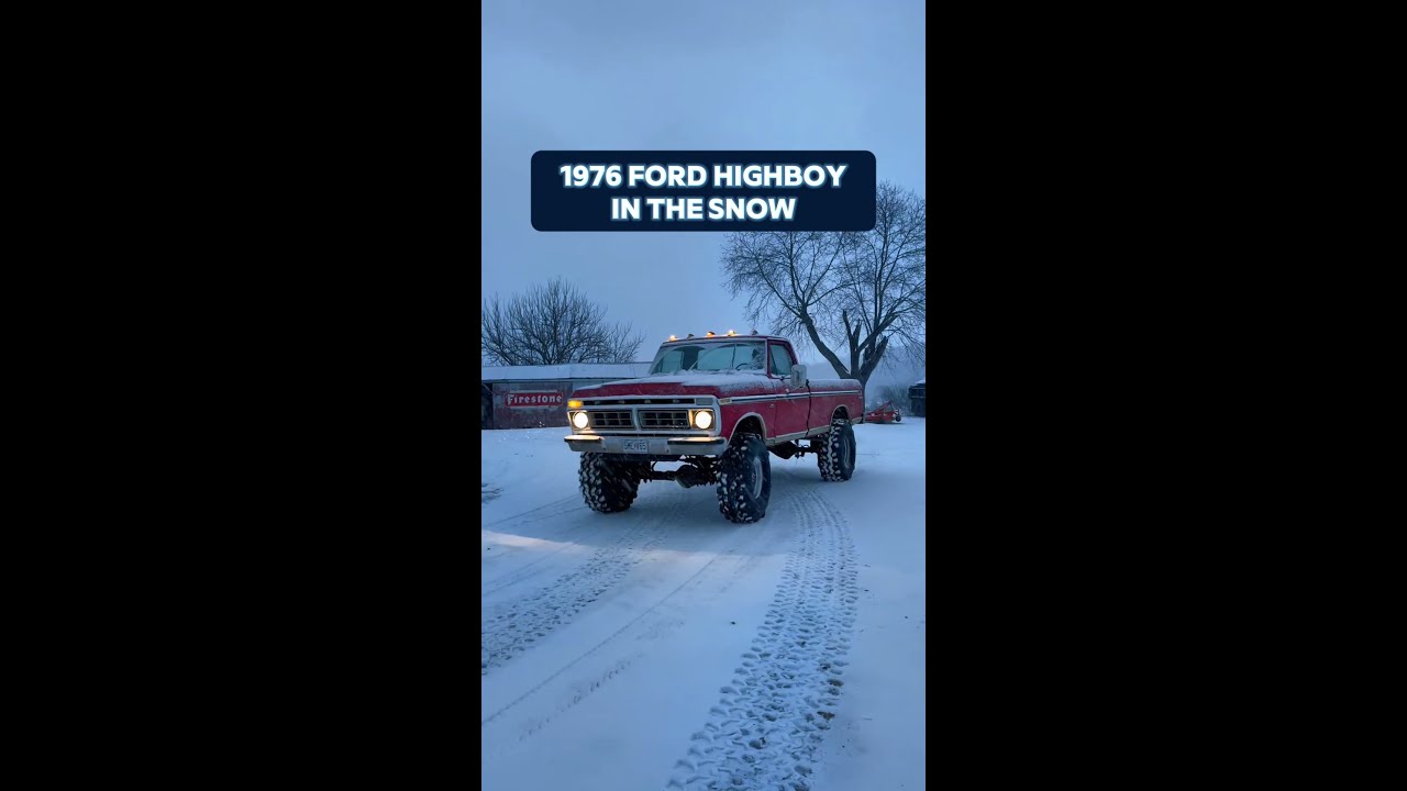 This Ford F250 Highboy is ready for the snow! #shorts