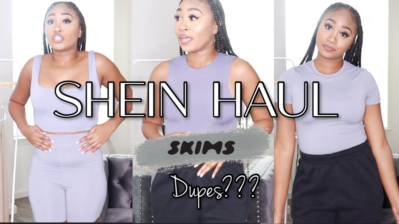 SHEIN TRY ON HAUL | SKIMS DUPES??