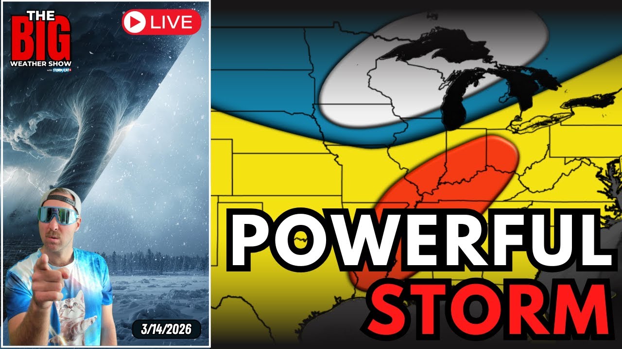 🔴 LIVE: Blizzard IMMINENT in the Midwest | Tornados Threat Sunday | The BIG Weather Show