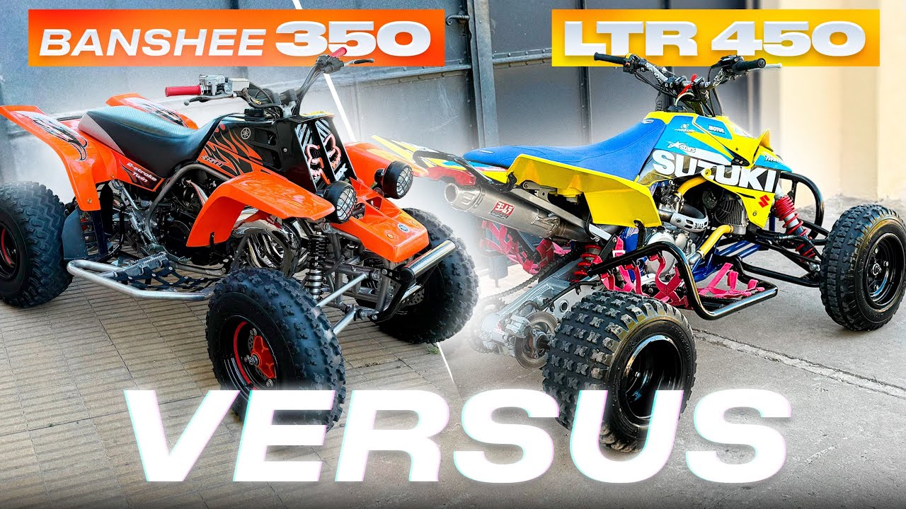 BANSHEE 350 VS SUZUKI LTR 450// PICADAS A PLENO