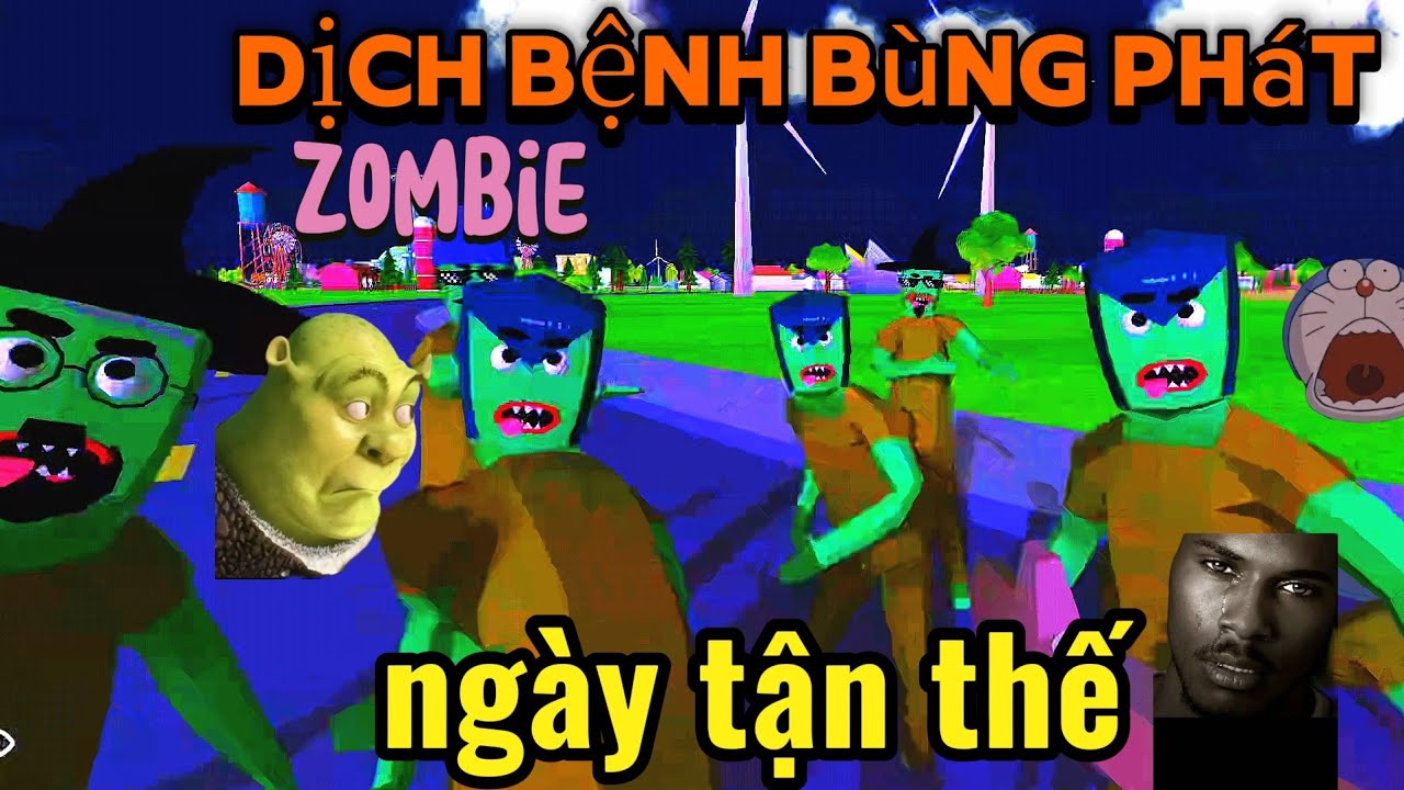 Dịch bệnh virus ZOMBIE b&ugrave;ng ph&aacute;t ở th&agrave;nh phố [dude theft wars] |AGLG| 