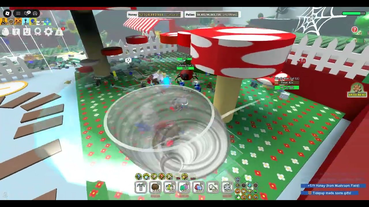 Hacker macroing (maybe) windy bees