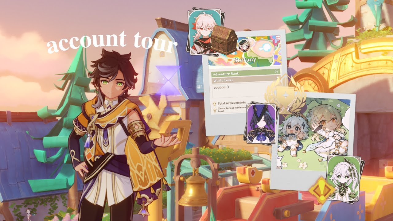 my one year old genshin impact account tour ⋆౨ৎ˚🧸⟡˖ ࣪ 💕