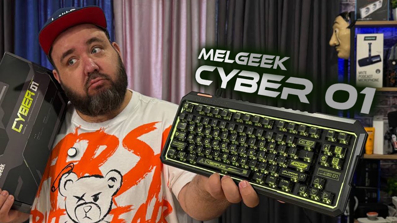 Профессиональная Игровая клавиатура CYBER01 от MelGeek /GARTOX