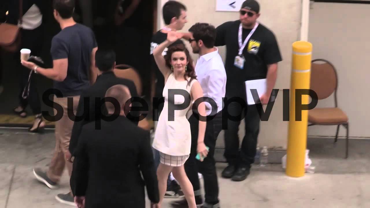 Bitsie Tulloch, David Giuntoli, and Sasha Roiz at Comic-C...