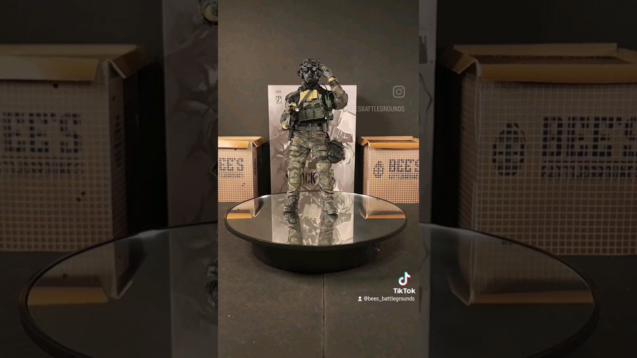 Hasuki Salvo Black Ops Operator Unknown 1/12th Scale Figure (Full reel on my instagram)