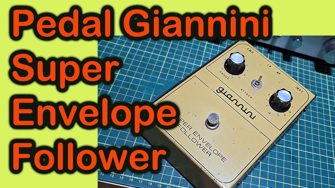 Pedal Giannini Super Envelope Follower (anos 80) - Troca da Chave LP/BP
