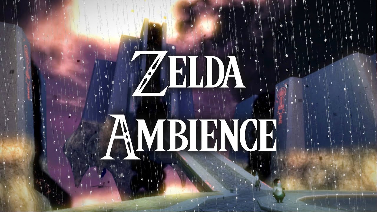 Twilight Realm Rainfall 🌧️ | Twilight Princess Ambience [10 Hours]