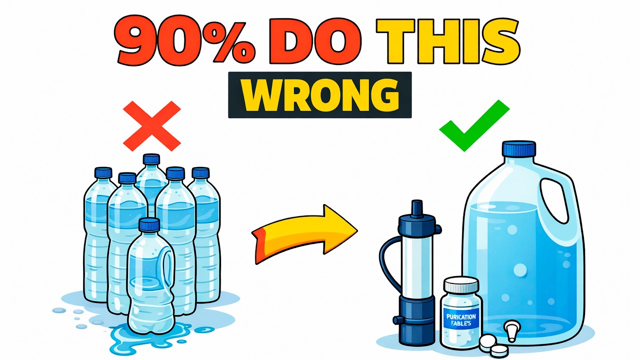 Stop Storing Water in Bottles — Do This Instead (The Mistake 90% Make)