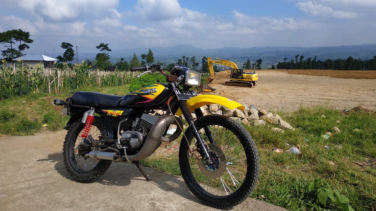 knalpot gahar yamaha yt 115 mesin standar