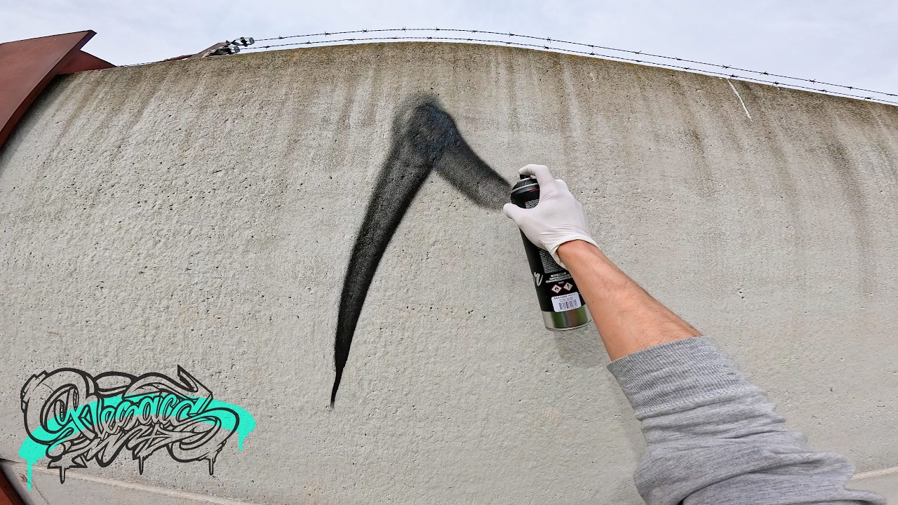 From Dark to Light Graffiti Technique ⚡ [ Trust the Process ]