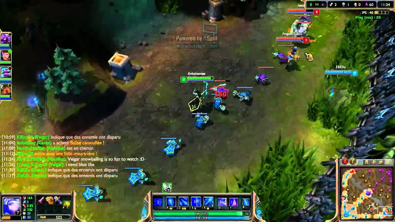 Gameplay LOL - S4 Ashe AD carry - FR