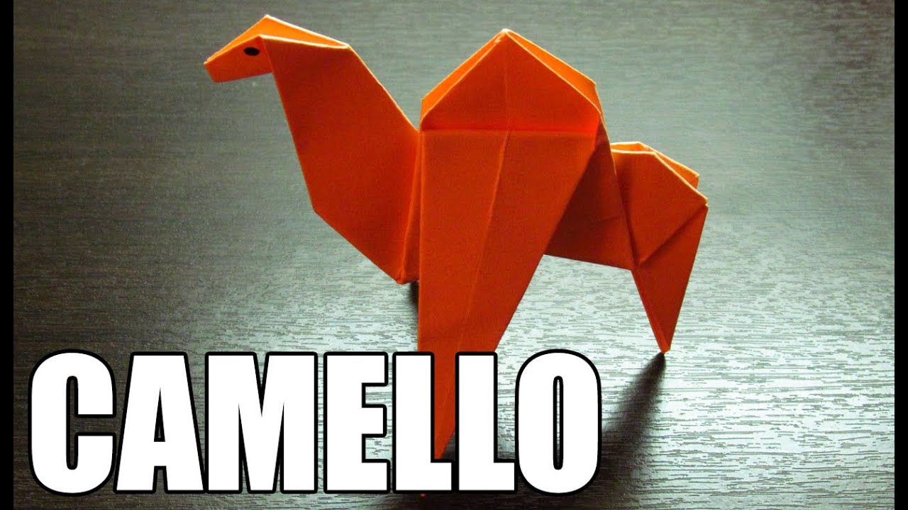 Como hacer un CAMELLO DE PAPEL | Origami de Animales paso a paso (Muy Fácil)