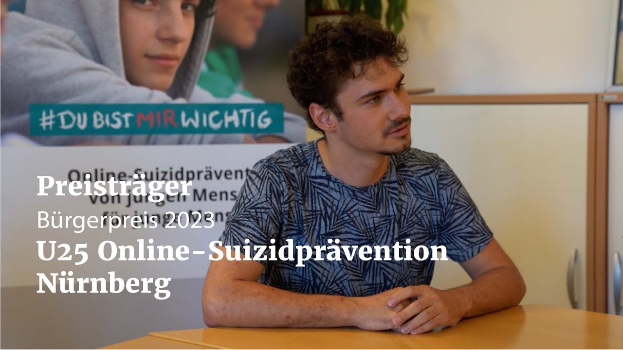 [U25] Online-Suizidprävention, Nürnberg: Preisträger Bürgerpreis 2023