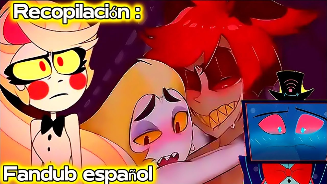 Recopilación: 8 minutos de Lucifer y Alastor travesuras y mucho amor🔥❤️😍