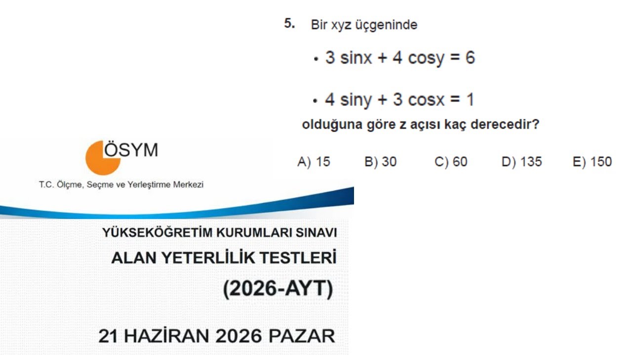 ÖSYM'NİN SORMASI MUHTEMEL ELEYİCİ TRİGONOMETRİ SORUSU #yks #kpss #dgs #ösym