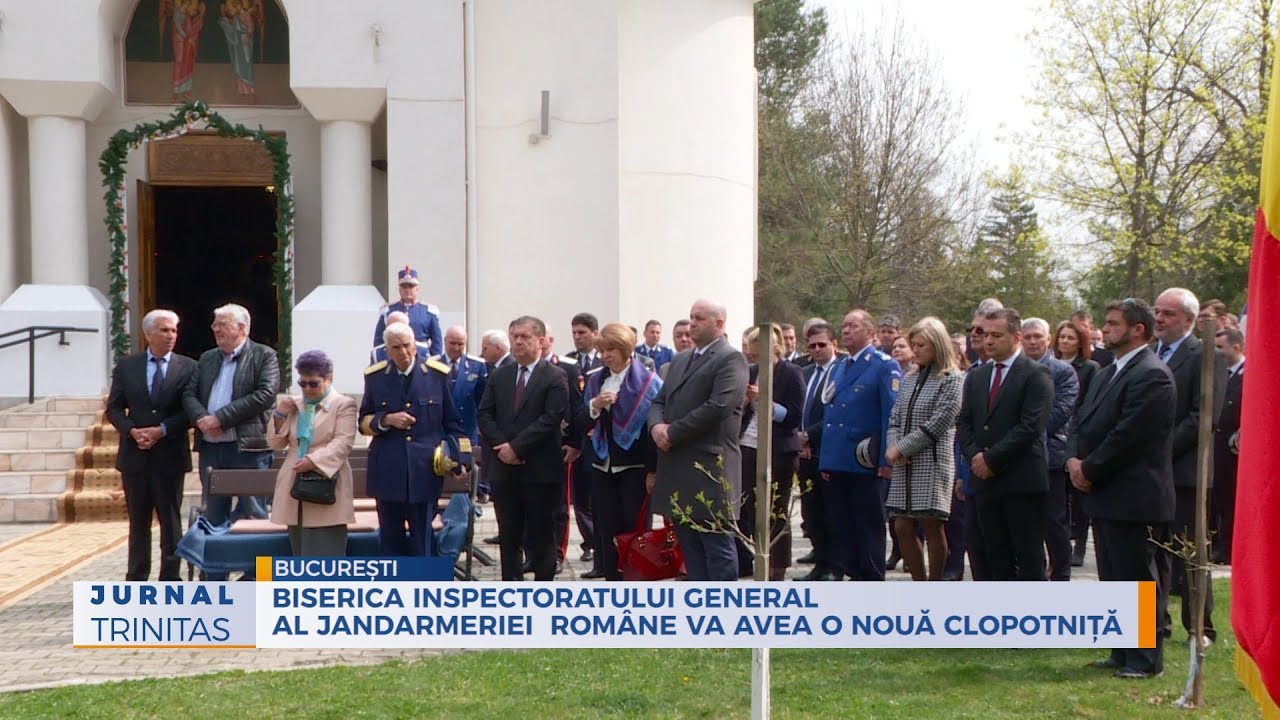 Biserica Inspectoratului General al Jandarmeriei Române va avea o nouă clopotniță