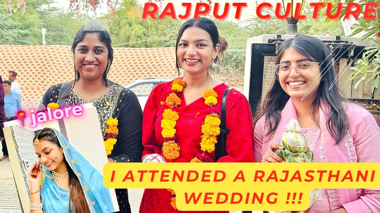 First time attended a rajasthani  wedding 😍 | Rajput culture dekha✨🙏🏻| wedding vlog | Jalore |🦚