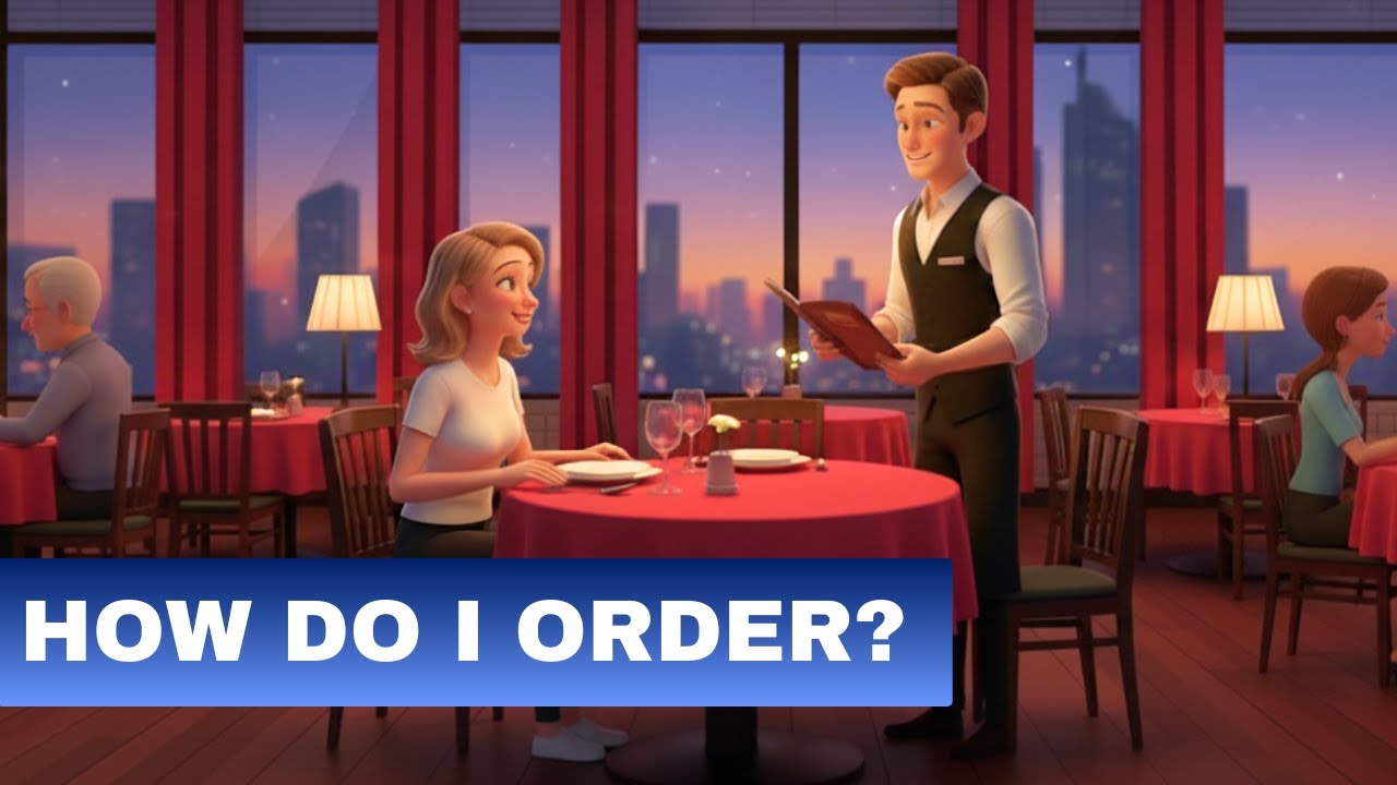 Ordering Food at a Restaurant (Easy Speaking Practice) | Easy English Conversation