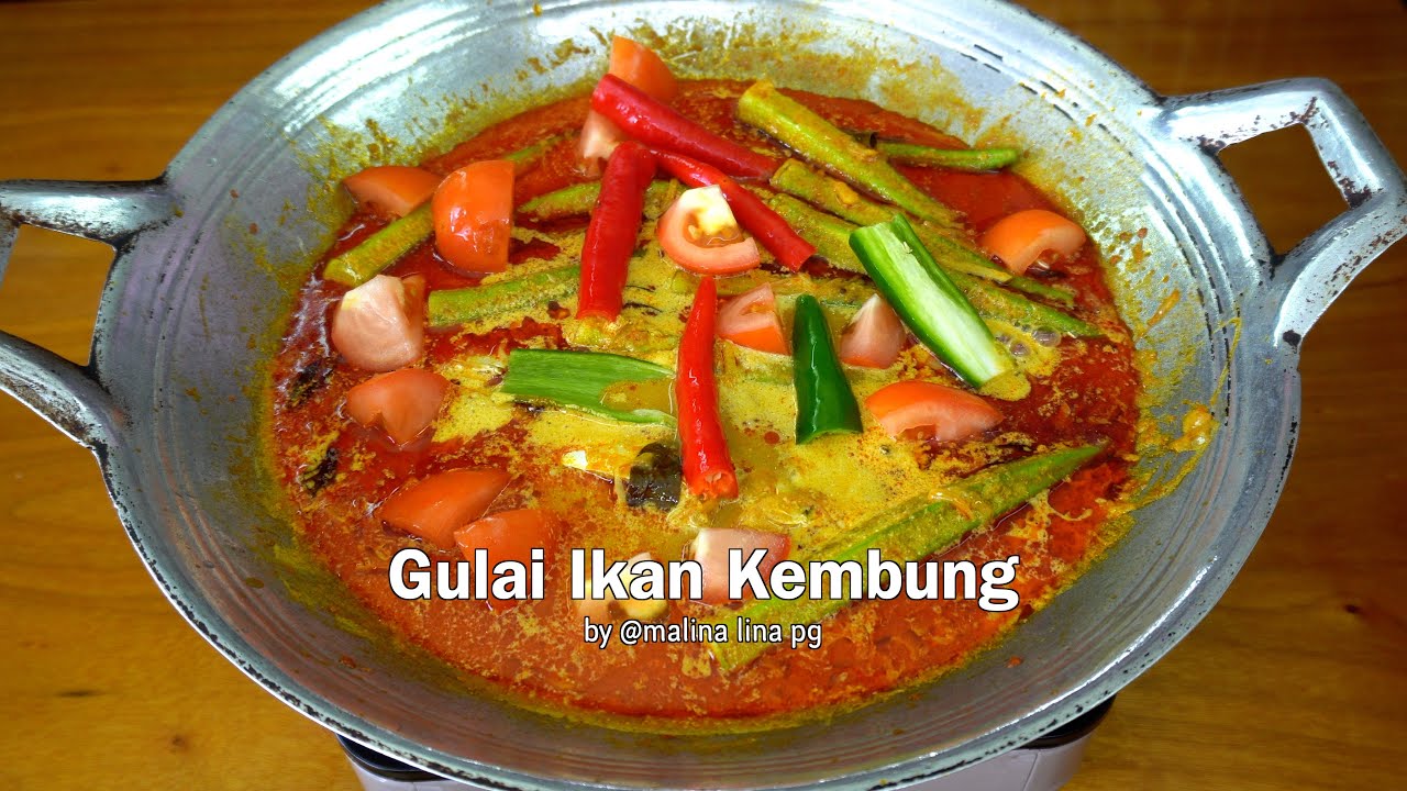 cara membuat gulai ikan kembung mudah dan sedap | resepi kari ikan termenung by malina lina pg