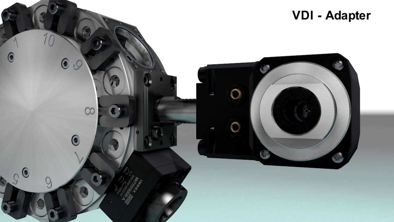 INDEX TRAUB UniFlexrevolver mit WFB-Schnellwechselschnittstelle