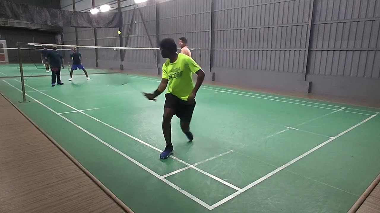 Badminton Doubles Match | Bala & Bharath vs Senthil & Jhon