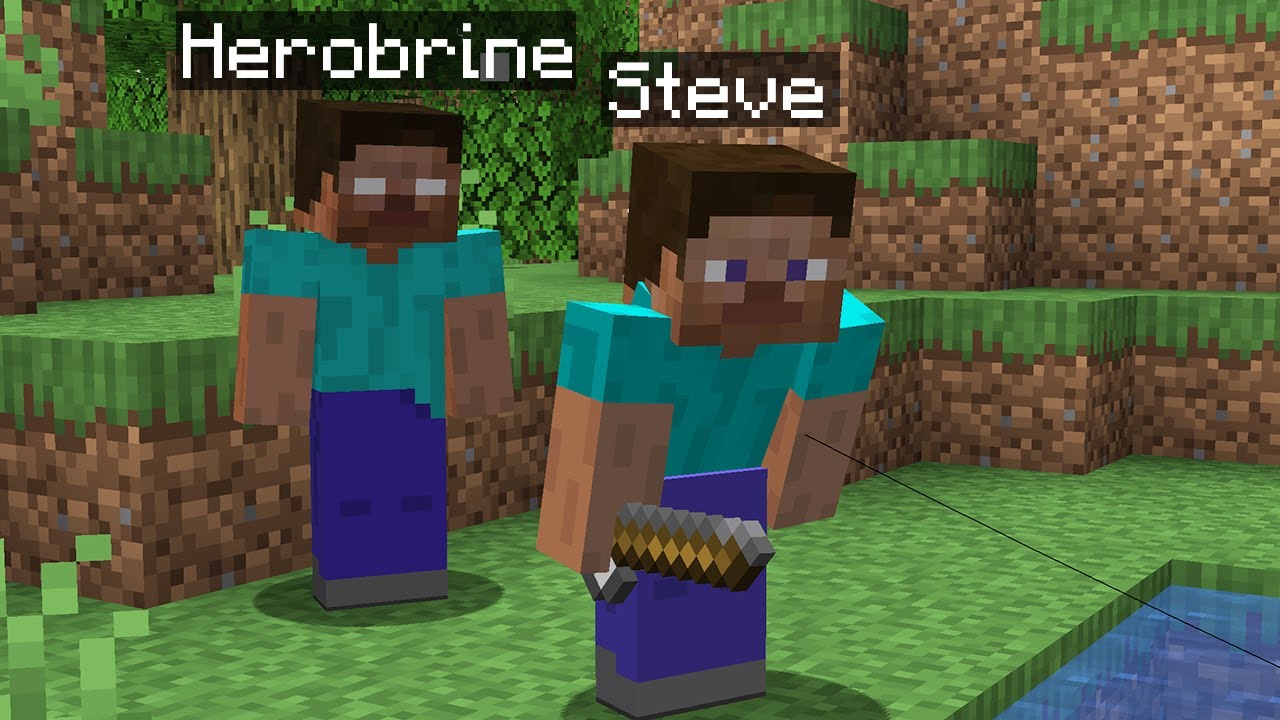 HEROBRINE DISLIKE STEVE. TRUE STORY