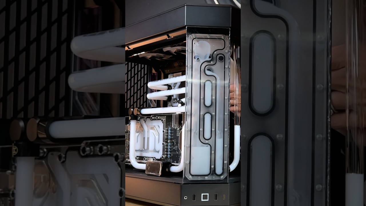 Custom loop Water-cooling HYTE Y60 Gaming PC Build