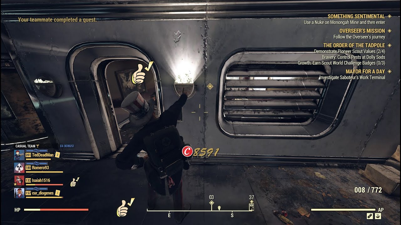Fallout 76- Mayor for a Day (keycard location)