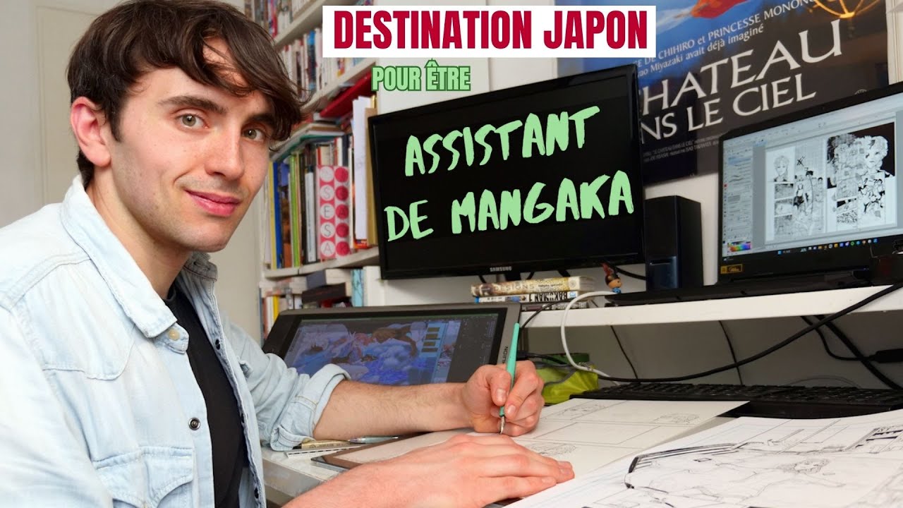Devenir assistant de mangaka : il part au Japon pour suivre son rêve
